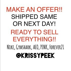 MAKE ME A REASONABLE OFFER!!